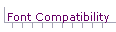 Font Compatibility