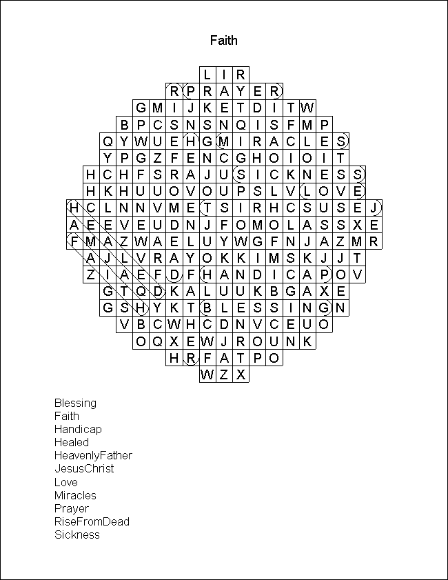 Answers to Faith 